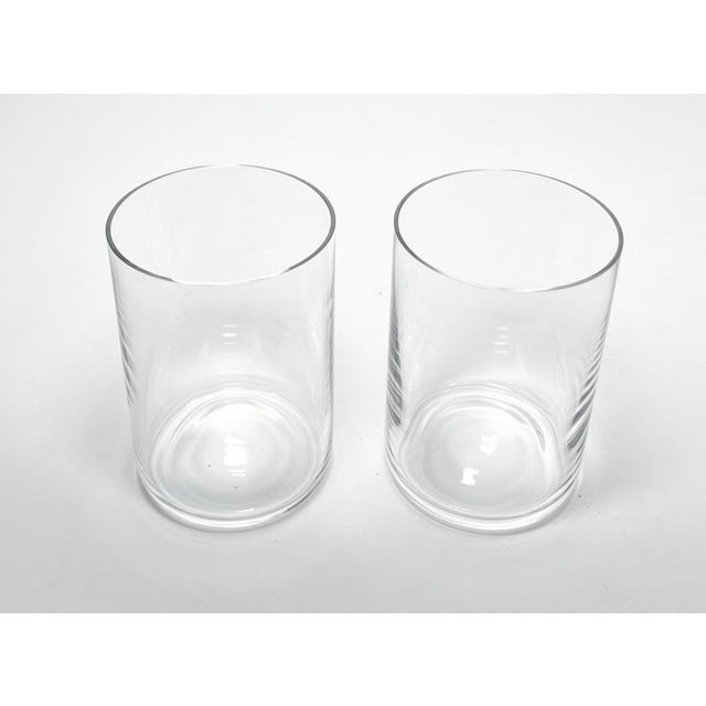 Contemporary Waterford Elegance Collection Pair of Crystal Old Fashioned Tumbler Glasses For Sale - Image 3 of 6