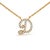 Embrace the elegance of personalization with this stunning 10K Yellow gold pendant, delicately crafted into a flowing...