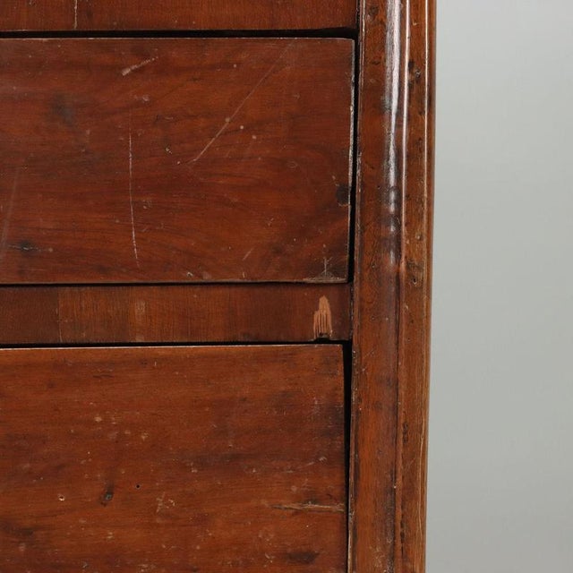 Wood Louis Philippe Walnut Chest of Drawers, 19th Century For Sale - Image 7 of 12