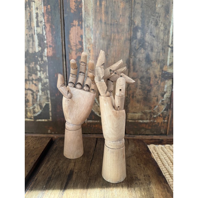 Vintage Wooden Hand Object For Sale In New York - Image 6 of 8