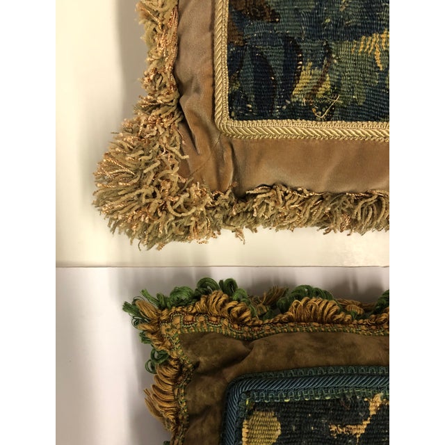 Antique Aubusson Pillows a Pair Chairish