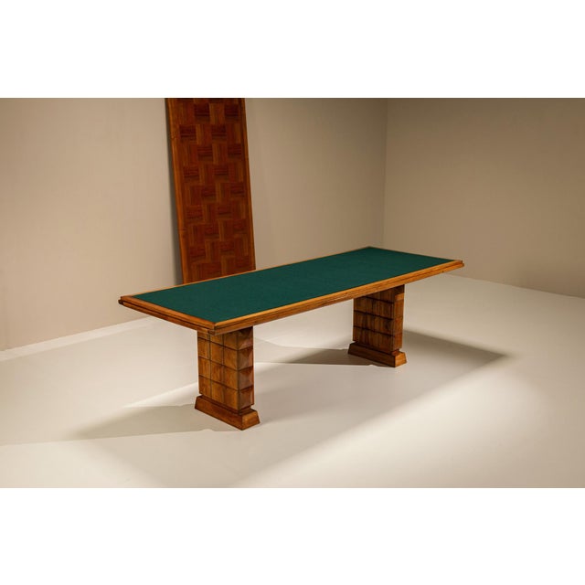 1920s Dining Table with Game Surface attributed to Paolo Buffa, Italy, 1940s For Sale - Image 5 of 18