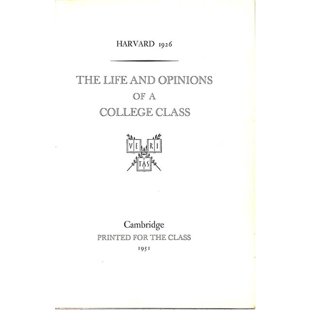 [98] pp. Printed for the Class, Cambridge 1951 9 1/4" x 6 1/4"