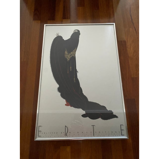 Art Deco Vintage Art Deco Erte Erté Series Exhibition Poster for Mirage Editions 1980s For Sale - Image 3 of 10