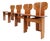 Africa ​​chairs by Tobia Scarpa for Maxalto, 1979, Set of 4 For Sale