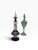 Vintage Hand-Blown Egyptian Pyrex Glass Genie Perfume Bottles – Collection of 5 For Sale - Image 4 of 8