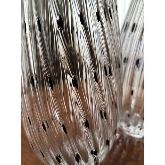 Murano Glass Vases, 1970s, Set of 2 For Sale - Image 6 of 10