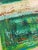 Green Mixed Media Abstract Expressionist Landscape - Oil and Oil Pastel on Canvas by Alexandra Swistak For Sale - Image 8 of 15