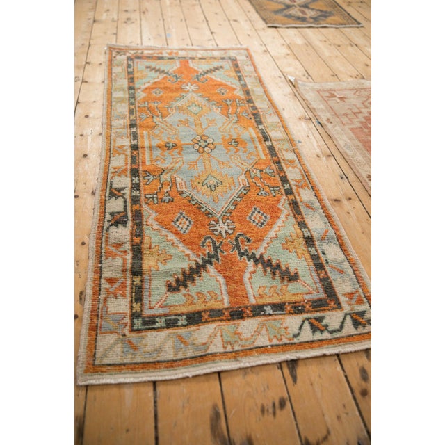 Vintage Distressed Oushak Rug Runner - 2'7" x 6' For Sale In New York - Image 6 of 10