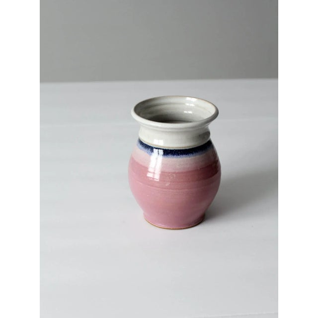 Ceramic Studio Pottery Vase For Sale - Image 7 of 10