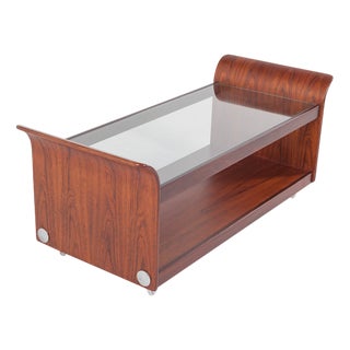 Teak and Glass Tulip Coffee Table from G-Plan, 1970s For Sale