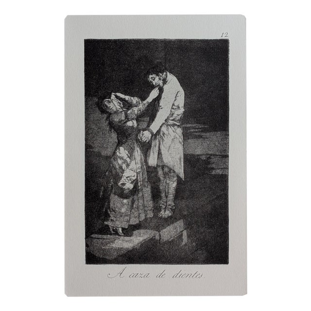 Francisco de Goya, Los Caprichos, Plate 12, Etching For Sale