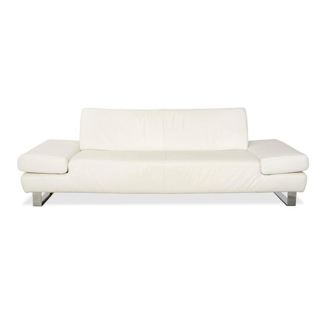 Taboo 3-Seater Sofa in Cream Leather from Willi Schillig For Sale - Image 18 of 18