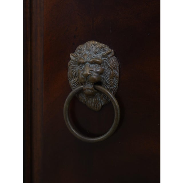 Maitland Smith Mahogany Stone Top Console Cabinet For Sale In Philadelphia - Image 6 of 18