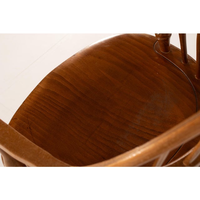 Vintage Windsor Armchair in Solid Wood, 1960s For Sale - Image 13 of 14