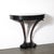 1940s Art Deco Ebonized Walnut Wall Console W/ Acanthus Supports by Grosfeld House For Sale - Image 5 of 15