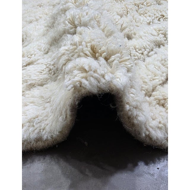 2020s White Moroccan Runner Rug - 6.3 X 2.3 Ft For Sale - Image 5 of 8