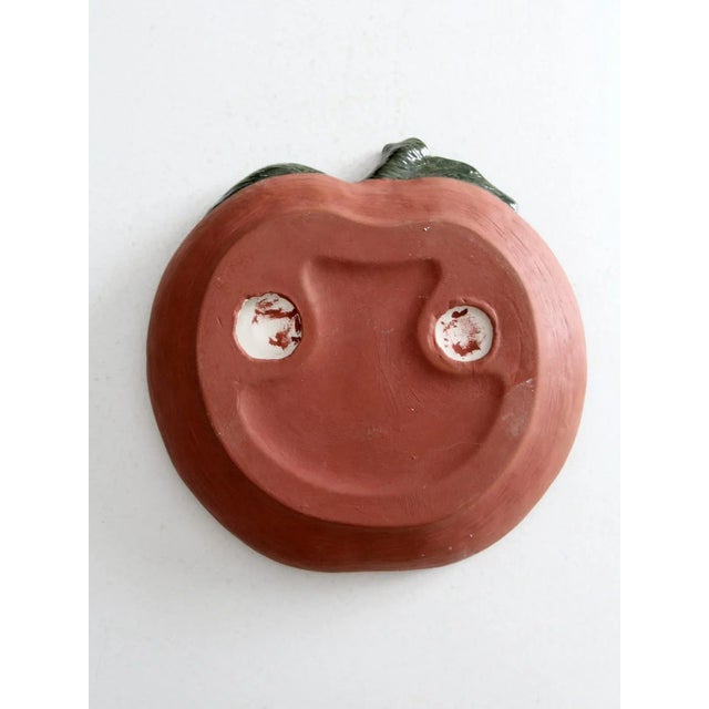 Pumpkin Vintage Ceramic Pumpkin Tray For Sale - Image 8 of 9