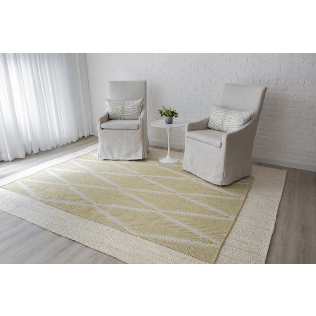 Erin Gates by Momeni River Beacon Citron Indoor/Outdoor Hand Woven Area Rug - 7′6″ × 9′6″ For Sale In Atlanta - Image 6 of 7