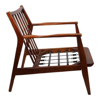 Mid Century Lounge Chair in the Style of Baumritter For Sale