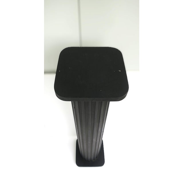 Black Column Pedestal, Neoclassical Style, Circa 20th Century For Sale In New York - Image 6 of 13