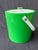 Mid-Century Modern Mid 20th Century Mid Century Modern Lime Green Vinyl & Lucite Ice Bucket For Sale - Image 3 of 18