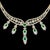Gia Cert Natural Zambian Emerald & 95 Ct Diamond 4 Piece Set 18 Kt Yellow Gold For Sale In New York - Image 6 of 8