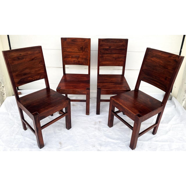 Modernist Table and Chairs in Rosewood, 1970s, Set of 6 For Sale - Image 17 of 18
