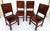 Modernist Table and Chairs in Rosewood, 1970s, Set of 6 For Sale - Image 17 of 18