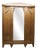 Flemish Art Deco Carved Oak Wardrobe, 1930 For Sale