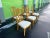 Vintage Wood Dining Table and Six Dining Chairs For Sale - Image 12 of 13