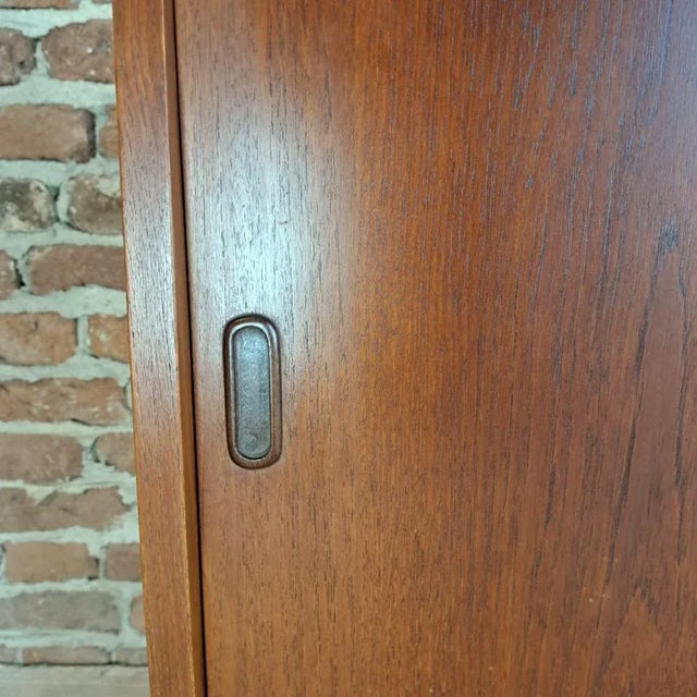 Wood Sideboard in Teak with Three Sliding Doors, 1960 For Sale - Image 7 of 8