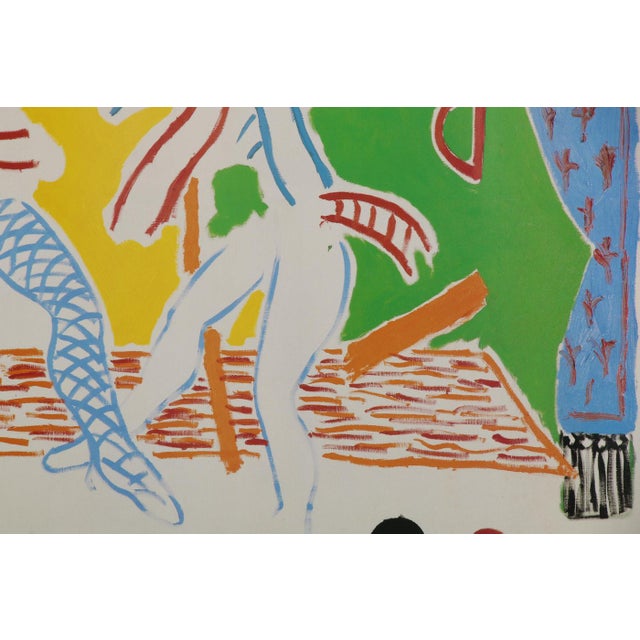 David Hockney Paints the Stage Walker Art Center 1984 Exhibition Poster, Framed For Sale - Image 10 of 12