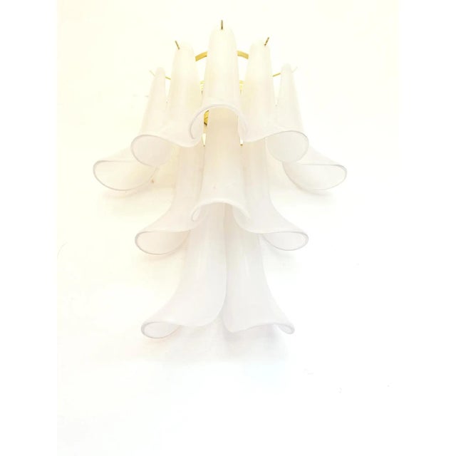 Frosted Selle Murano Glass Wall Sconce in Mazzega Style by Simoeng for Simoeng For Sale - Image 4 of 8