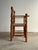 Vintage Sculptural Turned Wood Double Bench With Woven Rope Seat, C. 1950s For Sale In Greensboro - Image 6 of 14