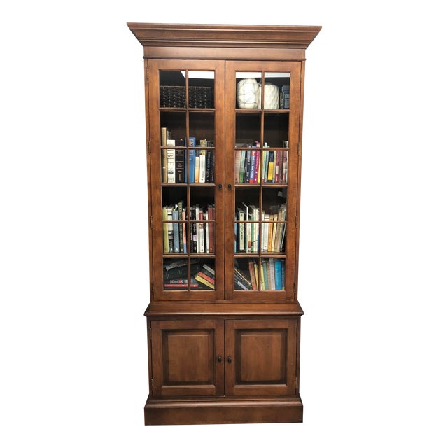 Ethan Allen Villa Single Library Bookcase | Chairish