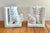 CLassic Blanc de Chine white glossy finish ceramic foo dog design bookends Each: 5 d x4 w x 6”h Excellent condition, no...