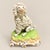 Antique Dresden Potschappel Carl Thieme porcelain poodle figurine in good condition. Hand painted and features spaghetti...