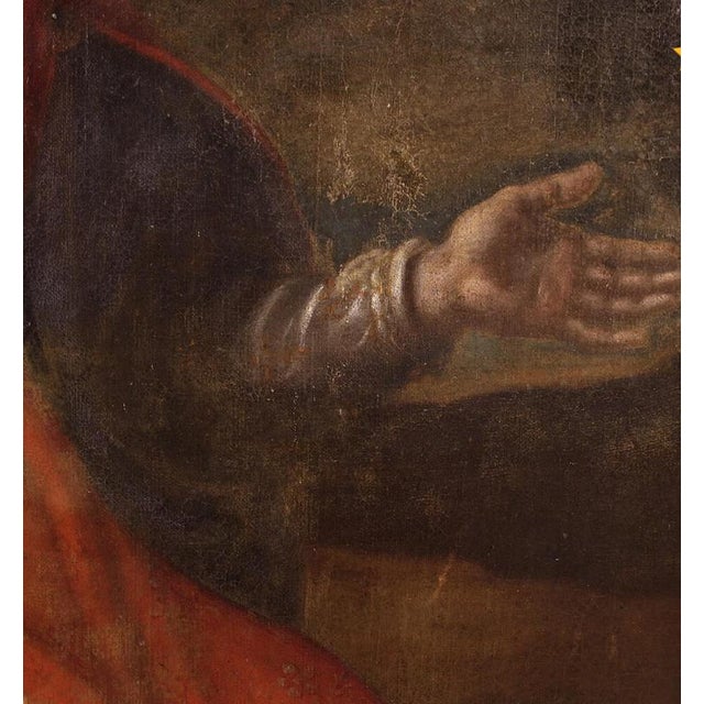 Francesco Curradi, Moses Saved from the Waters, Oil on Canvas, 17th Century For Sale - Image 7 of 9
