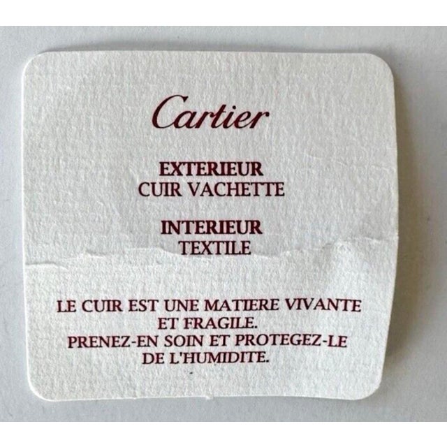 Contemporary Cartier Marcello De Handbag Metallic Silver Leather Large Top Handle Bag Tote For Sale - Image 3 of 7