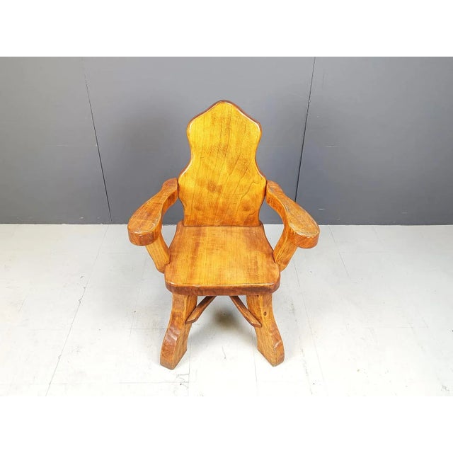 Vintage Brutalist Armchair, 1960s For Sale - Image 10 of 13