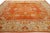 Late 19th Century Late 19th Century Orange Antique Turkish Oushak Wool Rug Handmade With Medallion Design For Sale - Image 5 of 7