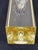 Citrine Drop Cut Engraved Glass Vase by Antonin Drobnik for ZBS, 1960s For Sale - Image 9 of 14