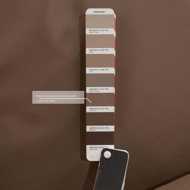 Beige 1301 Leather Corner Sofa in Beige - Taupe from Himolla For Sale - Image 8 of 14