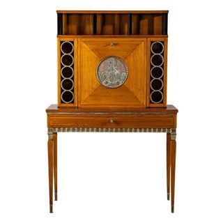 Early-20th Century Art Deco Secretaire, likely Scandinavian For Sale