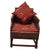 Brown Scottish School Leather Fireside Chair, 1920 For Sale - Image 8 of 8