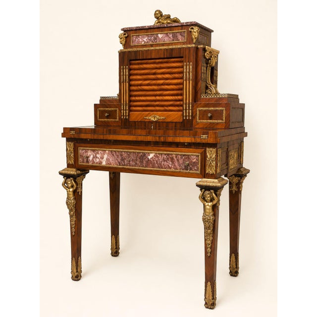 French Louis XV Style Desk For Sale - Image 16 of 18