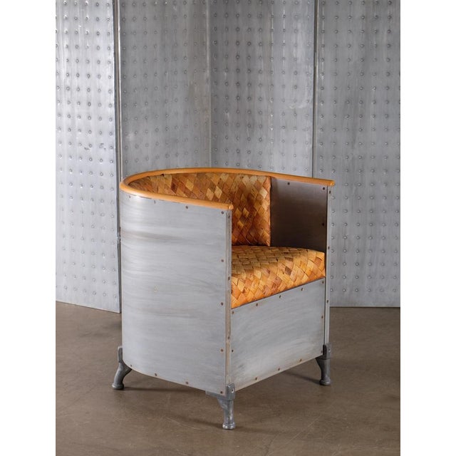 Aluminium Chair Edition 3-50/200 attributed to Mats Theselius for Källemo, 1990s For Sale - Image 4 of 15