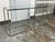 Modern Modern Chrome + Glass Console Table For Sale - Image 3 of 12