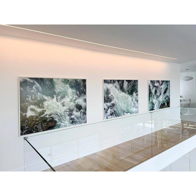 Not Yet Made - Made To Order "AV_Rhine_Falls_009" Contemporary Aerial View Limited Edition Photograph by Bernhard Lang For Sale - Image 5 of 7